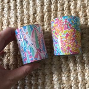 Mini Lilly Pulitzer candles